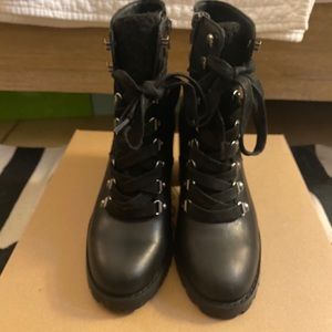 Black Frye Rayner Hiker Boots